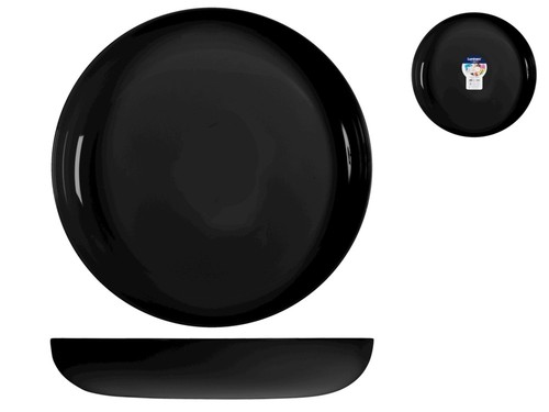 Assiette creuse friends noire - assiette,