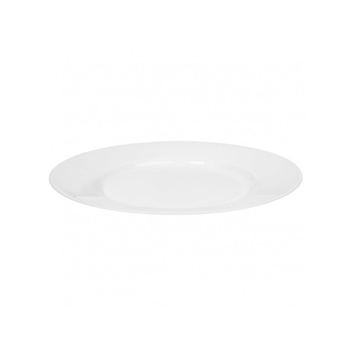 Assiette creuse verre blanc - creuse,