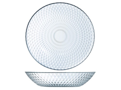 Assiette verre opale - assiette, en